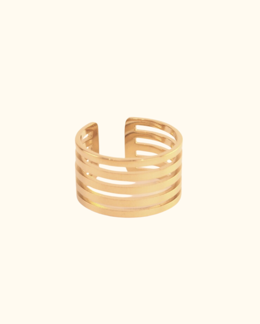 Anillo Chunky Lines