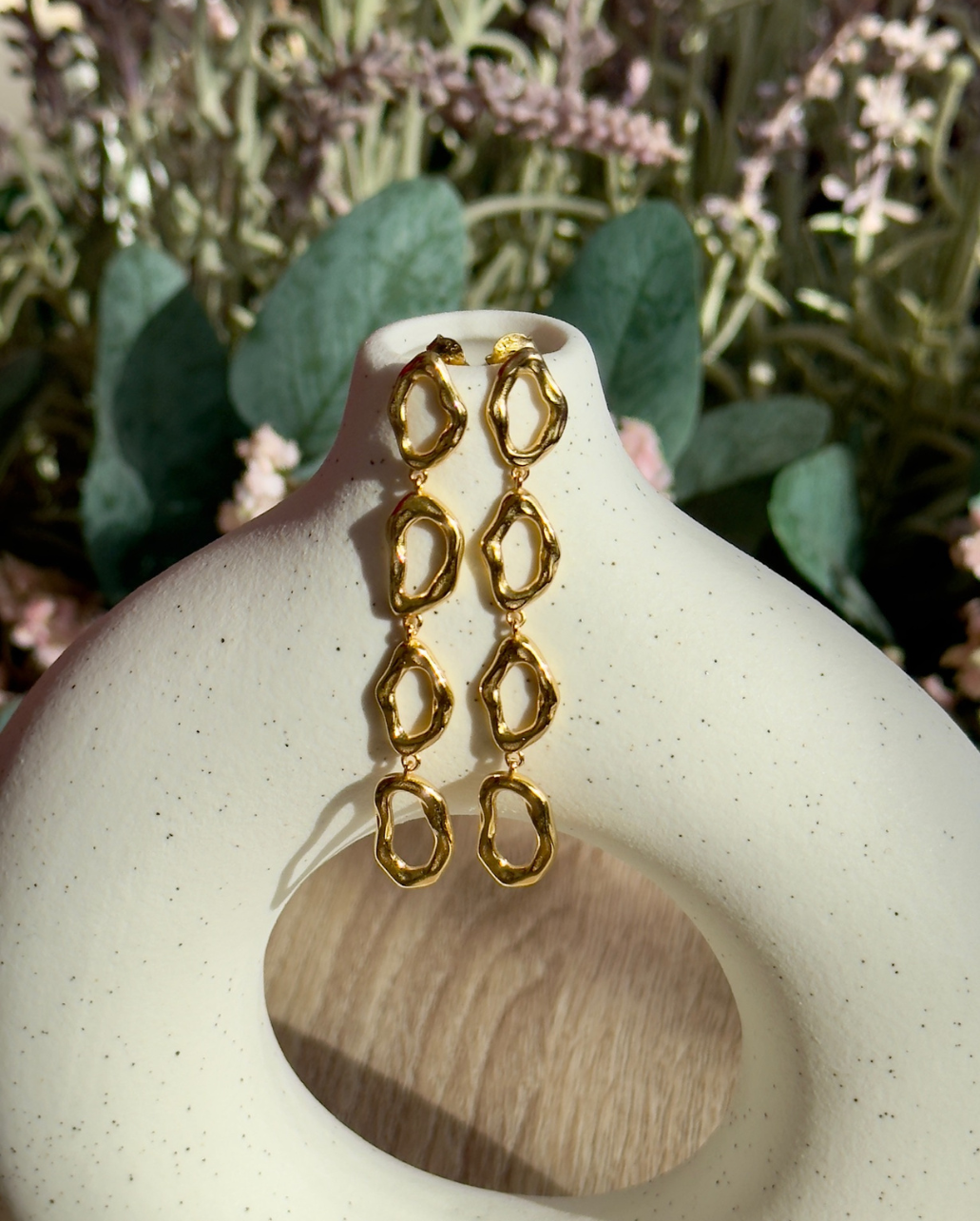 Pendientes Oval Melt