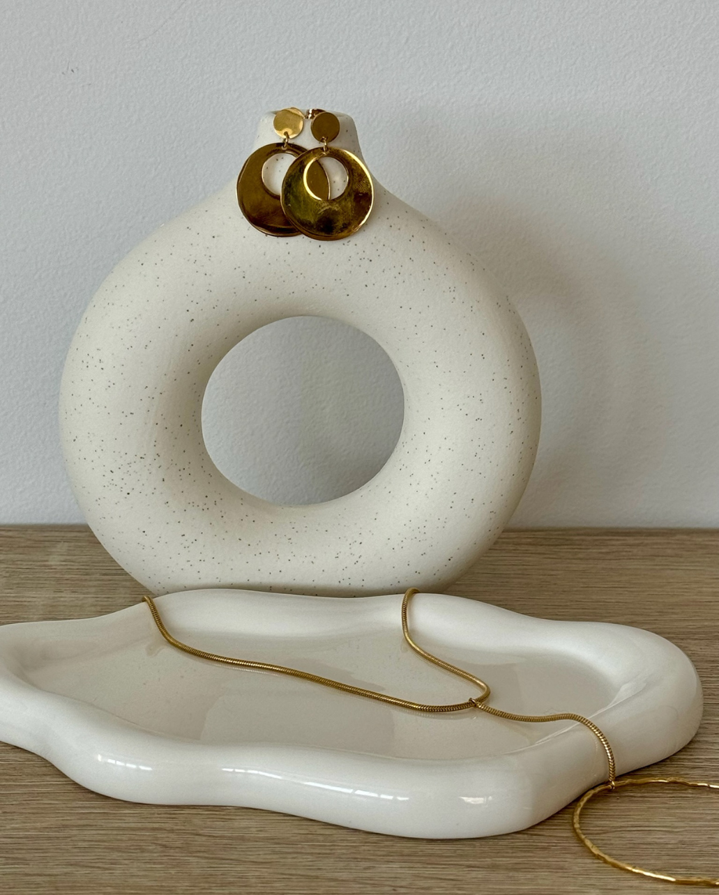 Pendientes Oval Hoops