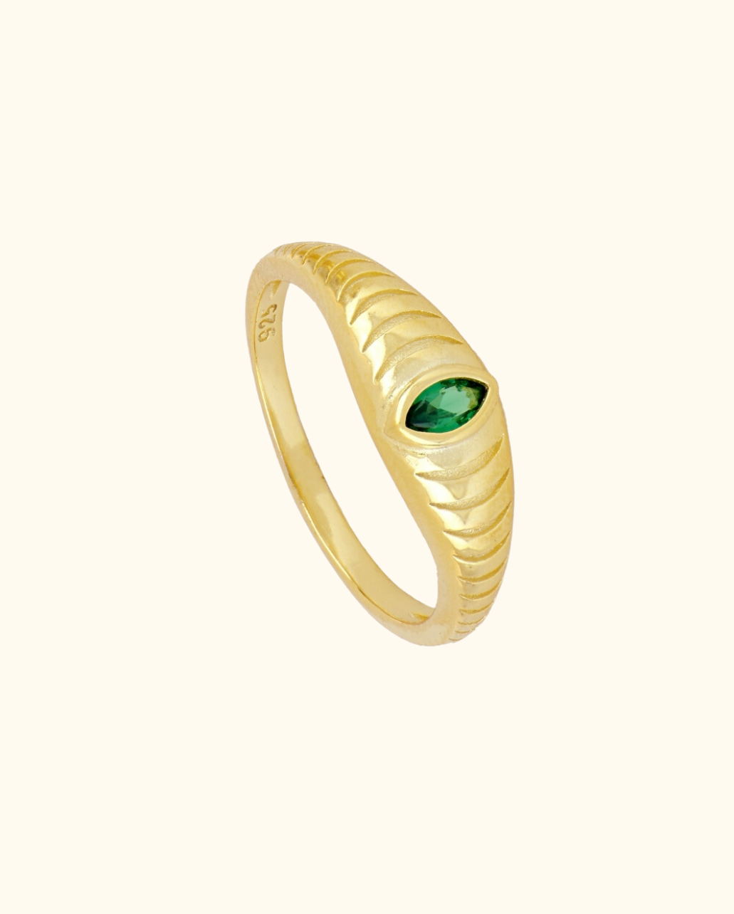 Anillo Green Zirconia