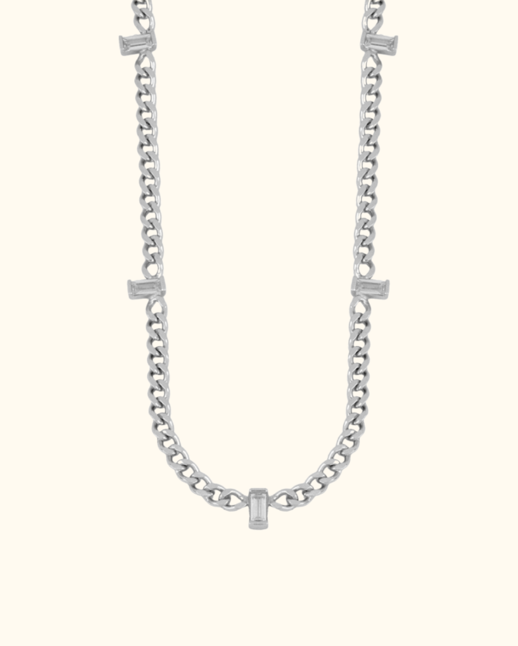Collar Zirconias Chain