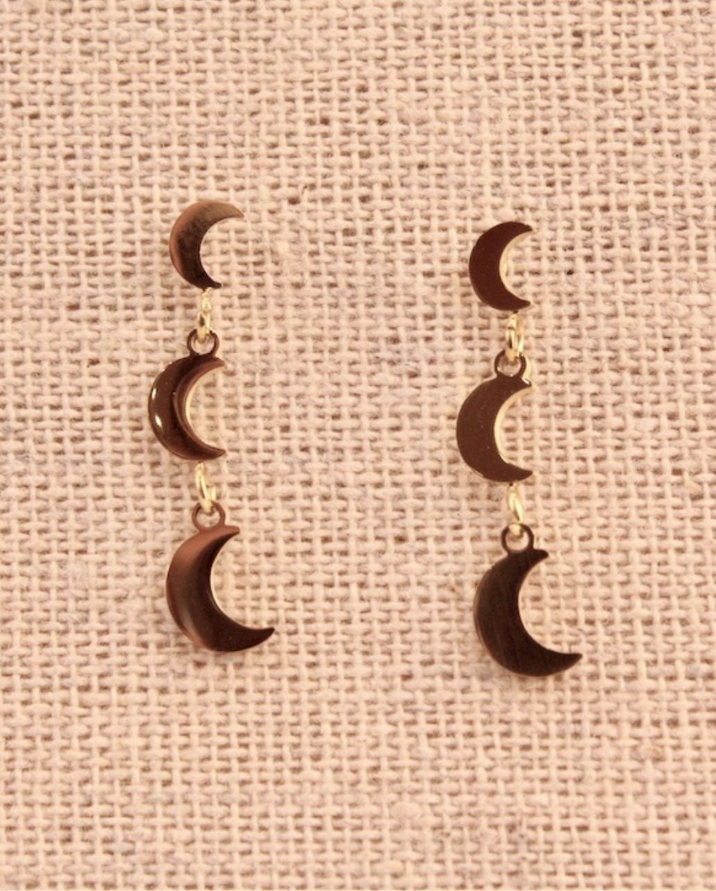 Pendientes Lunitas