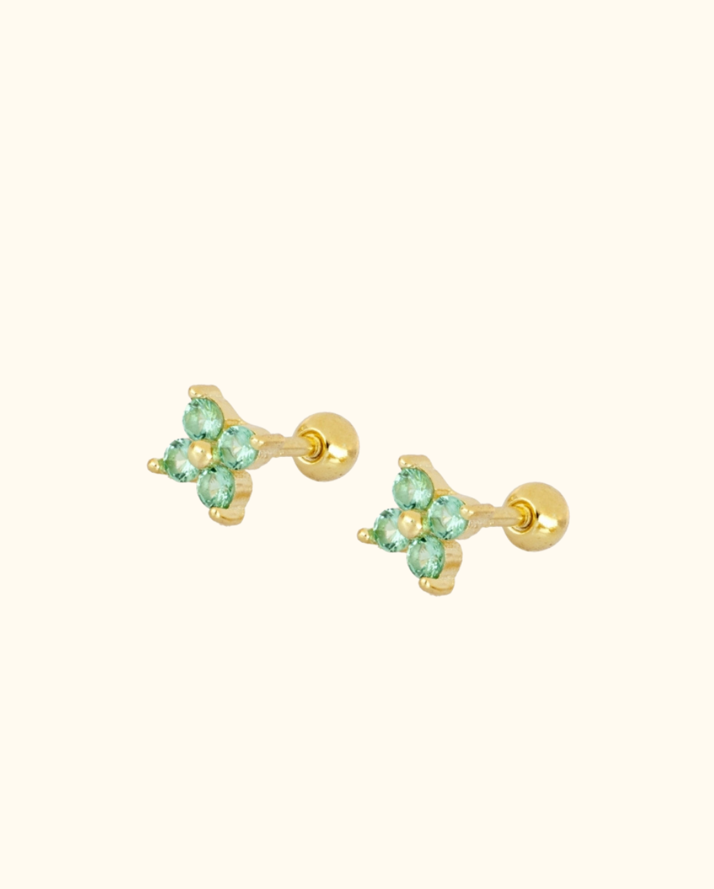 Piercing Zircon Flowers