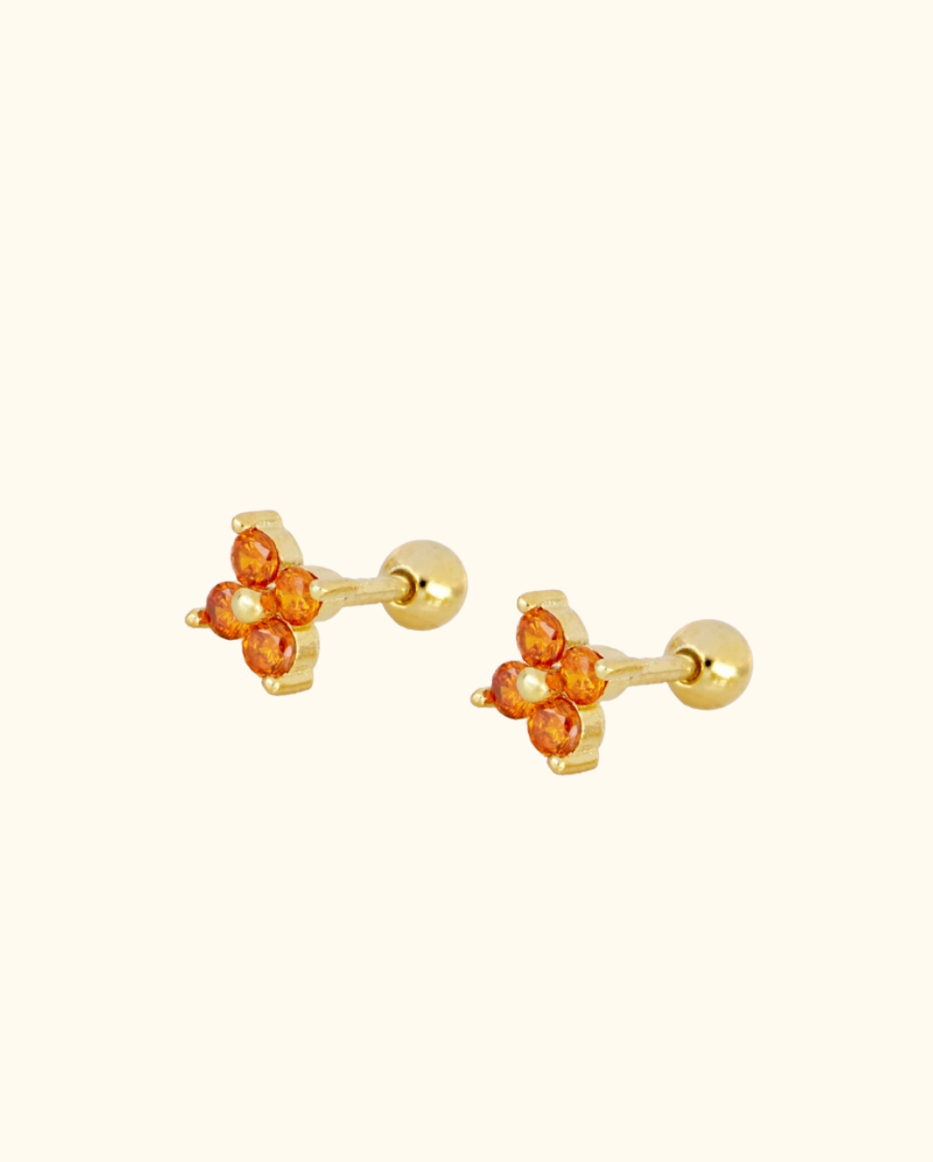 Piercing Zircon Flowers