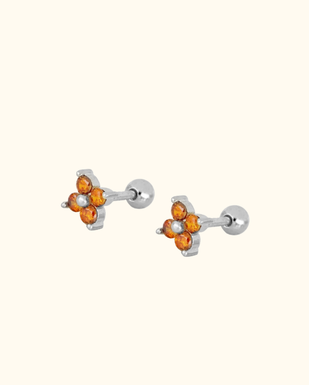 Piercing Zircon Flowers