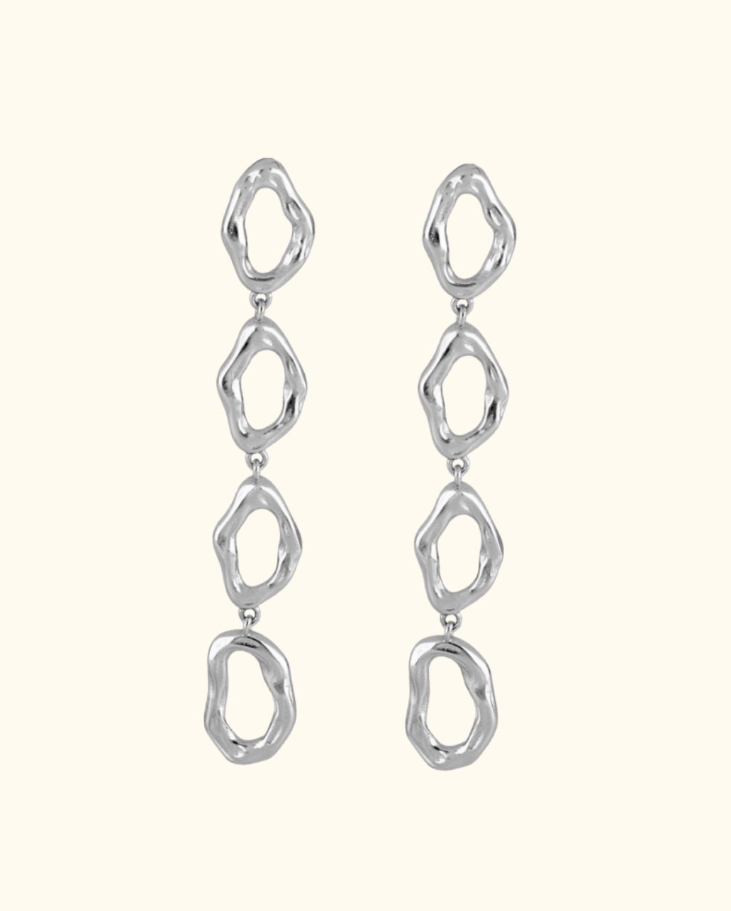 Pendientes Oval Melt
