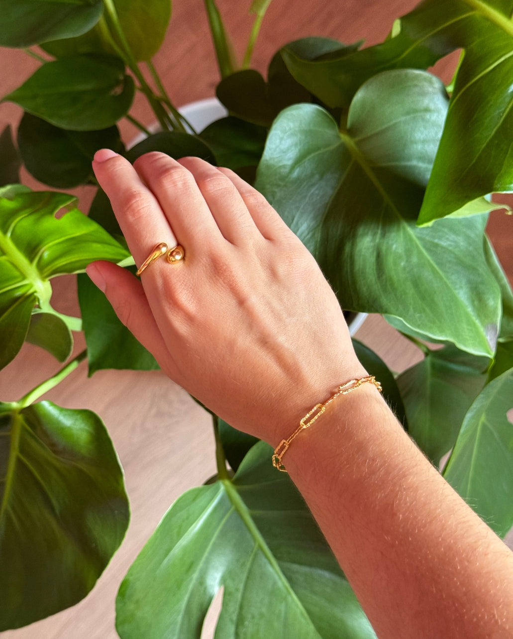 Pulsera Eslabones Irregulares