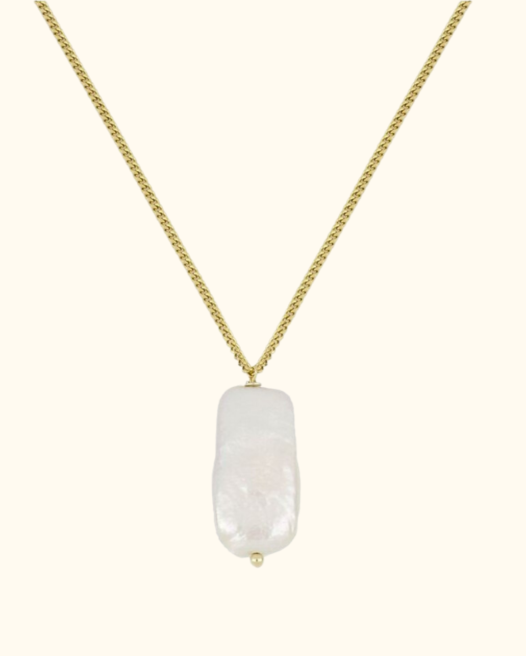 Collar Rectangular Pearl