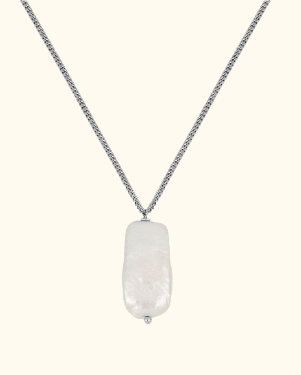 Collar Rectangular Pearl