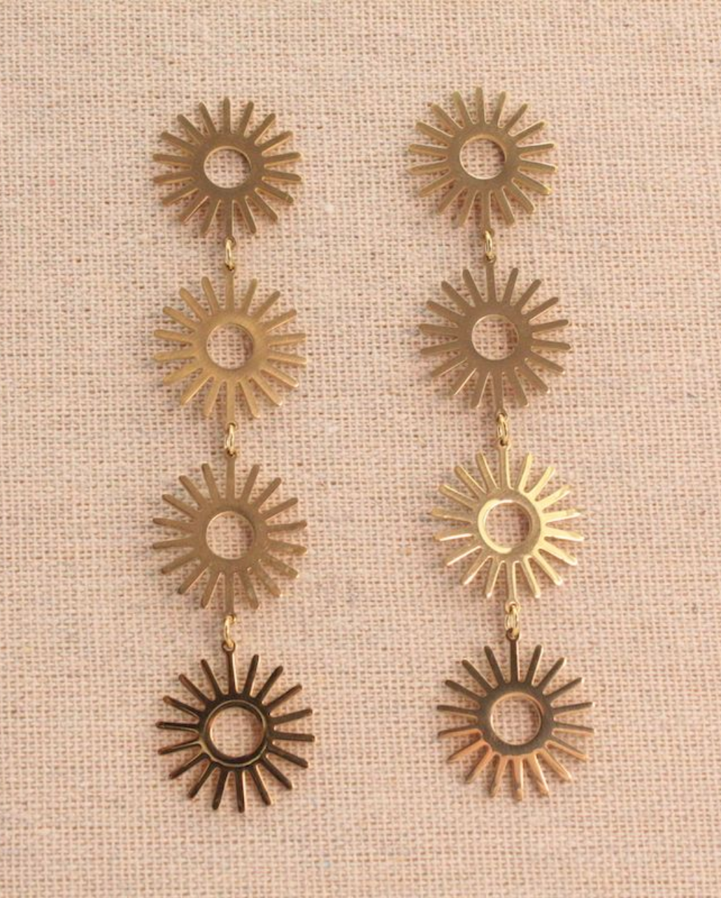 Pendientes Flowered Suns
