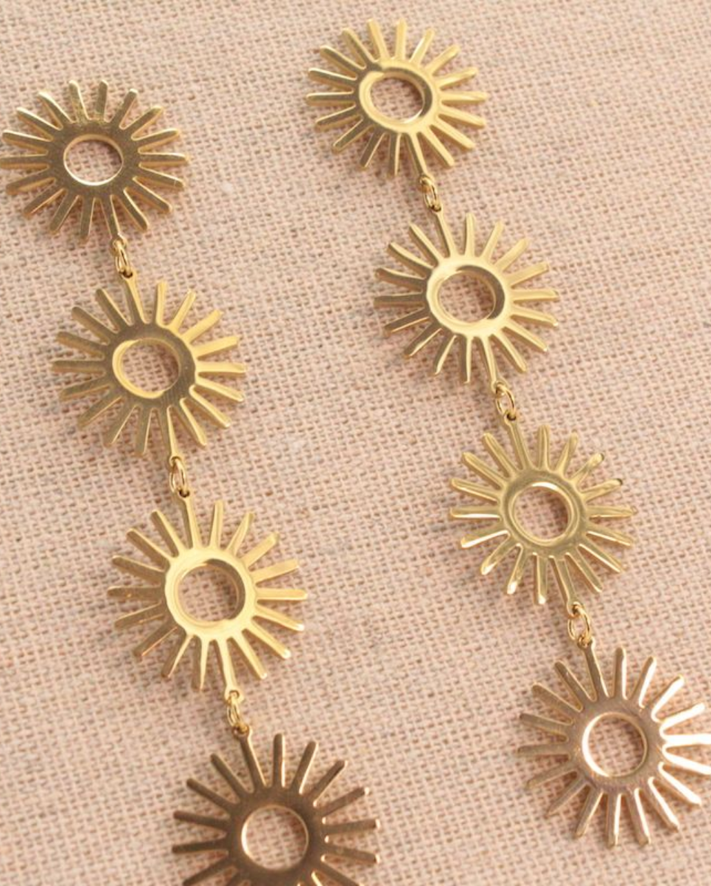 Pendientes Flowered Suns