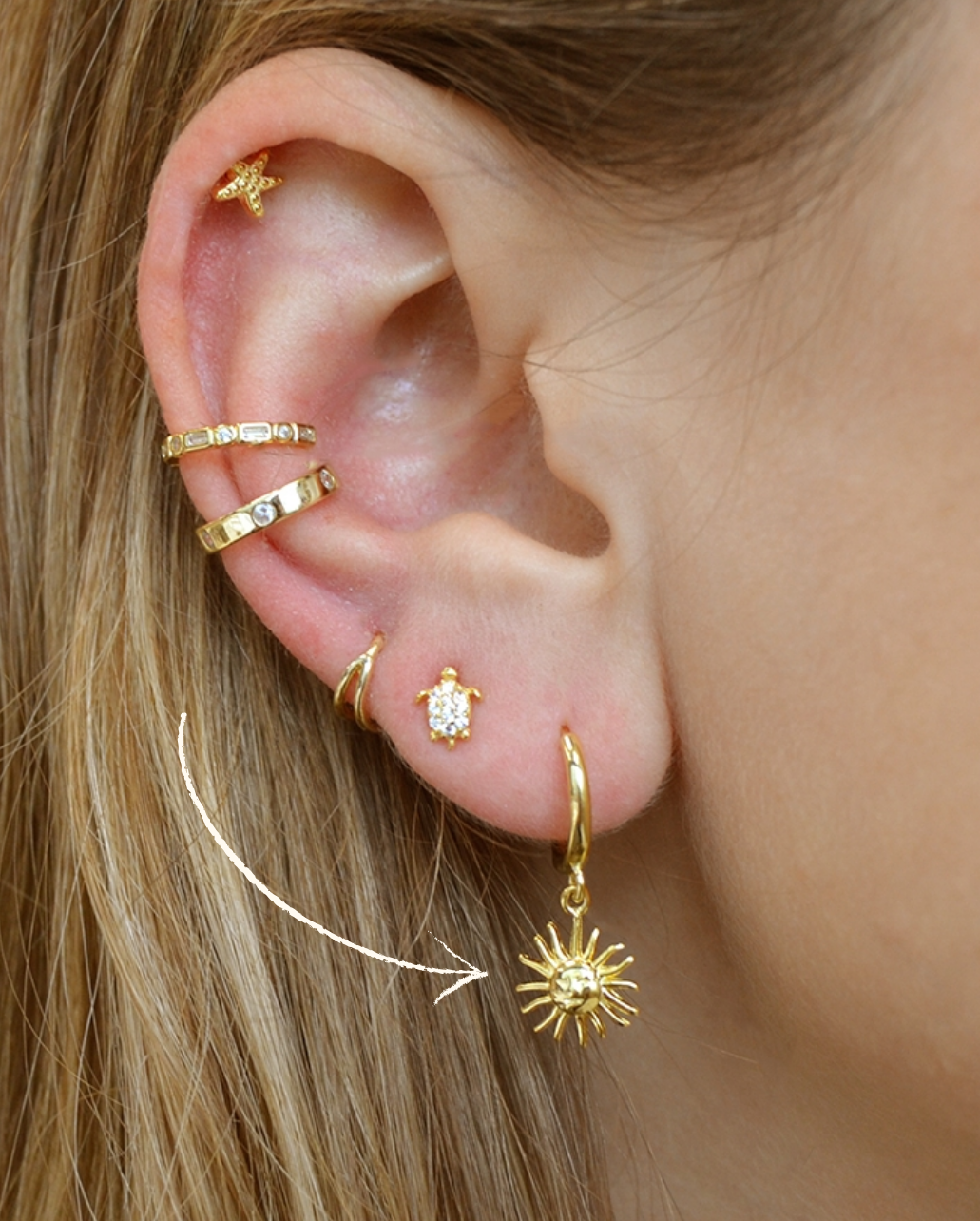 Pendientes Solar Glow