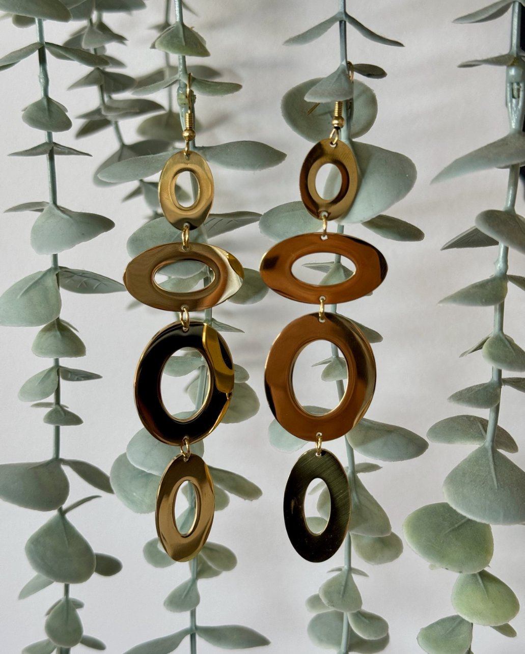 Pendientes Irregular Hoops