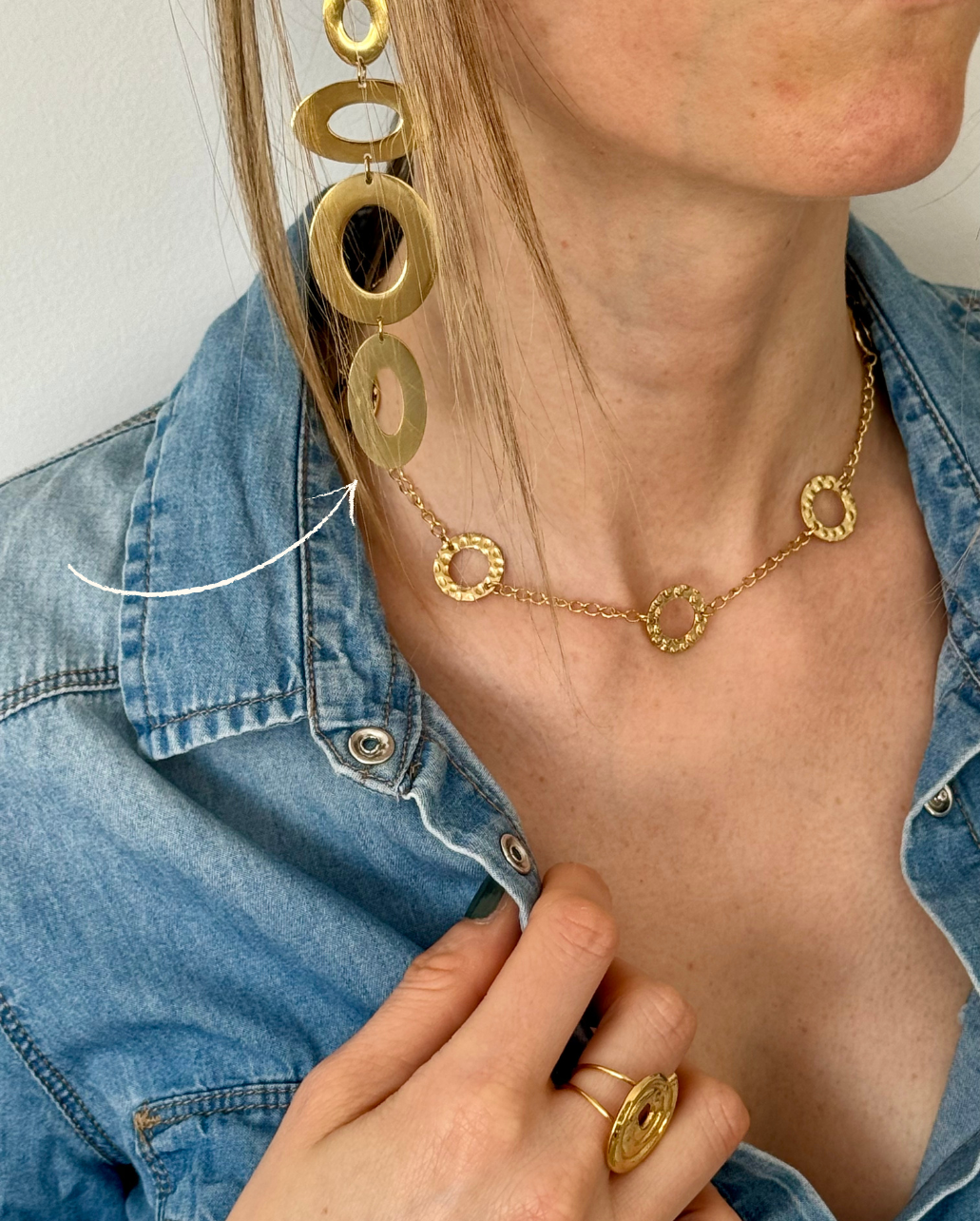 Pendientes Irregular Hoops