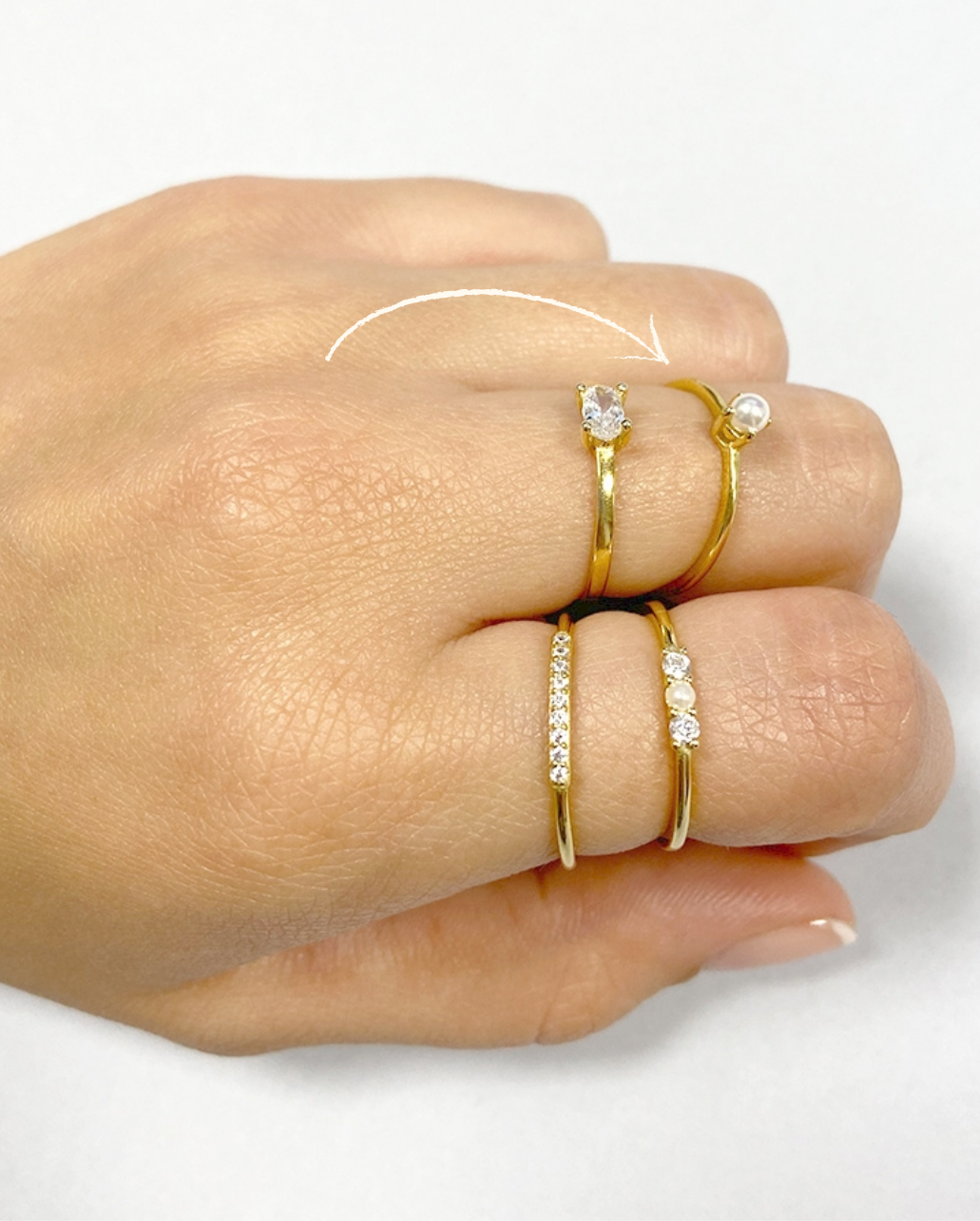 Anillo Single Pearl