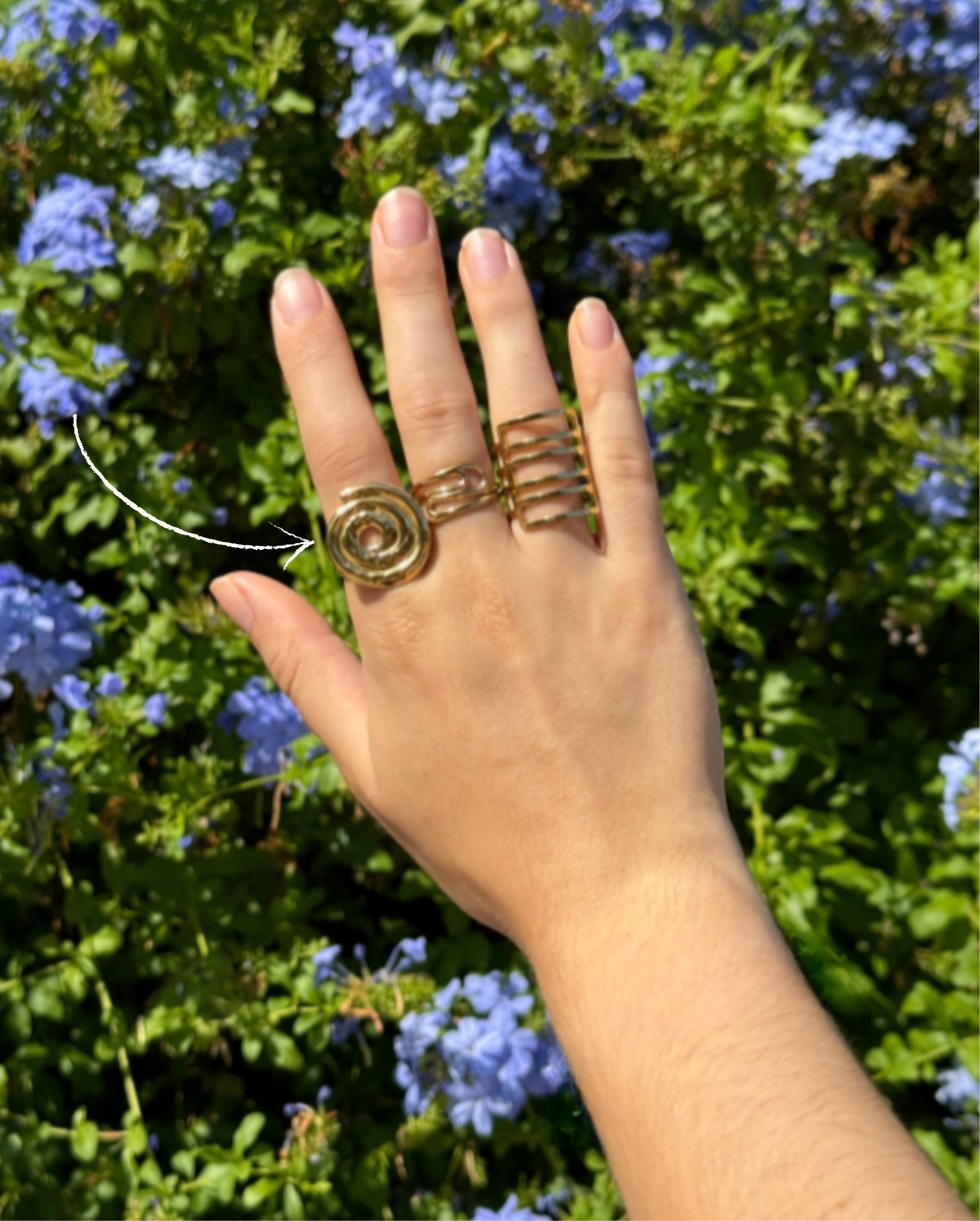Anillo Spiral Sun