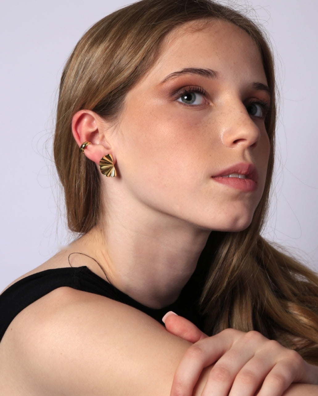 Pendientes Wavy Fan
