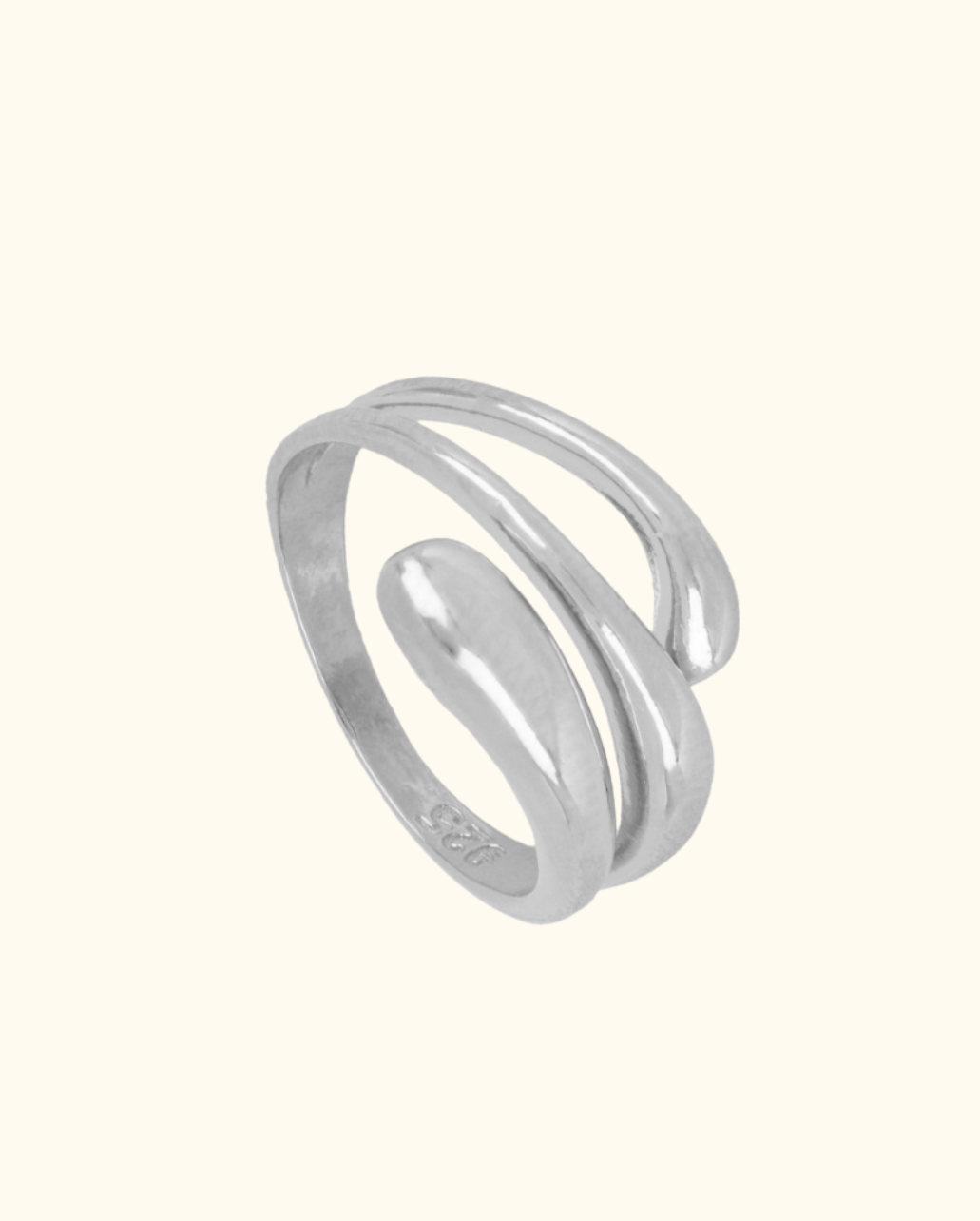 Anillo Triple Serpiente