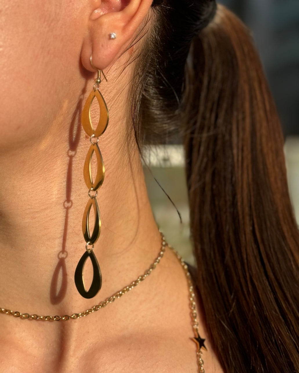 Pendientes Golden Shells